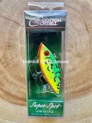 Super Spot Lipless Crankbait, Cotton Cordell, Bass Fishing. Free Shipping! NWT! - Image 1 of 4