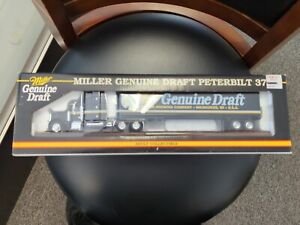 Peterbilt 379 Miller Genuine Draft Die Cast Adult Collectable Truck New in Box 