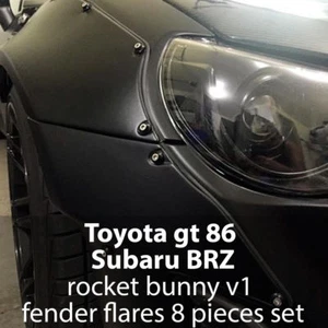 Toyota gt86 Subaru brz Scion in style RocketBunny replica(4 fender flares(8 pcs) - Picture 1 of 12