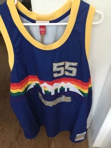Dikembe Mutombo Denver Nuggets Mitchell & Ness NBA 75th Anniversary Jersey 3XL - Picture 1 of 7