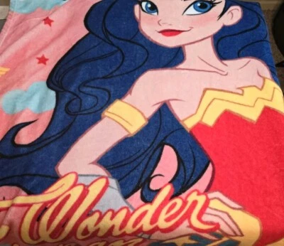 DC Comics Wonder Woman Truth Love Strength Silk Touch Throw Blanket 40" x 50" - Image 1 of 4