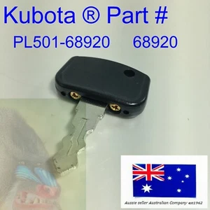 fits Kubota PL501-68920 68920 Ignition Key Tractor Loader Backhoe Mower Utility - Picture 1 of 6
