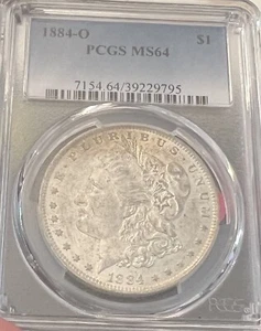 1884 O Morgan Silver Dollar PCGS MS64 Toned - Picture 1 of 4