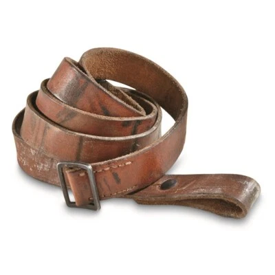 ESLINGA PARA RIFLE DE CUERO MILITAR ALEMANA DE COLECCIÓN - EXCEDENTE USADO Foto 1 de 4