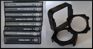 8 x Cokin Filters & holder with hood - series A 040 060 092 342 672 674 059 196 - Picture 1 of 11