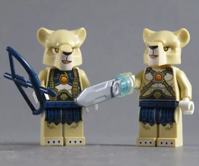 LEGO® Legends of Chima™ Figur Lioness Warrior 2 Minifiguren Löwen Waffen MOC - Bild 1 von 2
