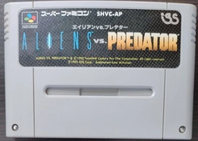 ALIENS vs PREDATOR SNES SFC Nintendo Super Famicom Japanese Version - Image 1 of 2