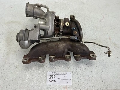 2014-2016 PORSCHE PANAMERA S TURBO Left Driver Side CHARGER TURBOCHARGER - Image 1 of 4