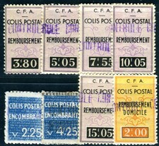 ALGERIE PAKET 1939 Yvert CP 62-69 * SCHÖNER SATZ 160€++(F4709