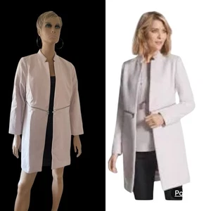 NWT Chico’s Plush Zip Detail Topper Jacket Soft Orchid  Pink - Sz 1 8/10 - Picture 1 of 10