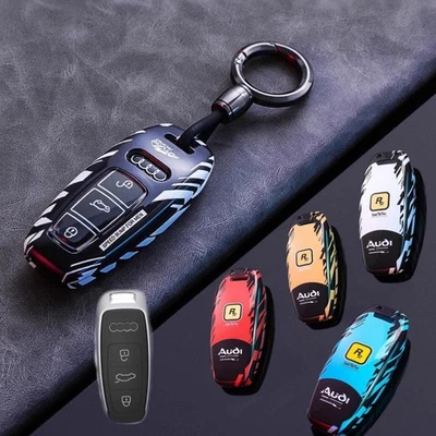Protection Shell Key Fob Case Cover for Audi A3 Q3 A7 A8 A8L A6L Q8 S4 Q7 RS5 - Image 1 of 4