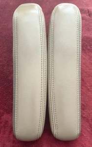 🔥11-20 Dodge Caravan Town Country Front Seat Arm Rest Set Tan Leather OEM - Picture 1 of 15