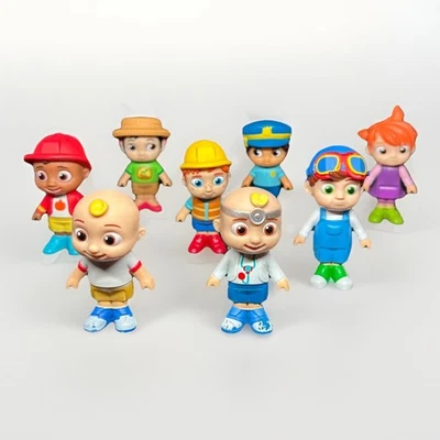 Cocomelon Career Friends JJ Nina Cece Nico Cody Bella Figures Lot Of 8 Different - Image 1 of 4