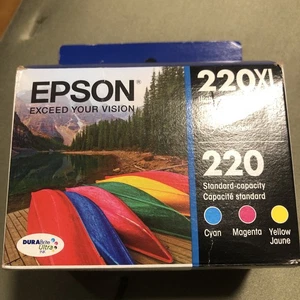 Epson T220XL-BCS 220XL und 220 Patronen Tinte - Schwarz und Cyan/Magenta/Gelb - Bild 1 von 4