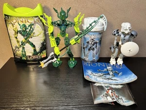 LEGO Bionicle 8986 + 8571 - Glatorian Legends Vastus + Kopaka Nuva - Complete - Picture 1 of 9