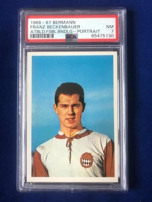 PSA 7 Bergmann 1966 Franz Beckenbauer Portrait - Bild 1 von 2