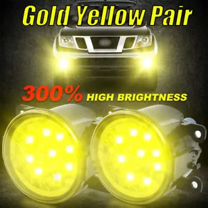 Par de luces antiniebla amarillas para conducir ajuste 2016 2017 2018 2019 2020 2021 Honda Civic - Imagen 1 de 14