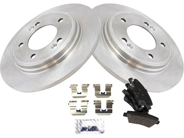 Kit de pastillas de freno y rotor trasero TRQ para Kia Niro 2017-2019 97KVFD Foto 1 de 1