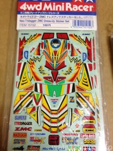 Tamiya Mini 4WD Model Racing Neo-Tridagger ZMC Dress-Up Sticker Set 15152 - Picture 1 of 1