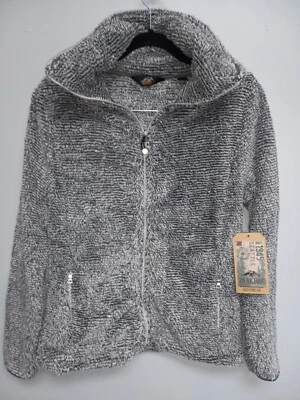 New WT Pacific Trail Women's Plush Fleece Jacket Gray with Silver Zip SM/LG - Image 1 of 3