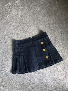 VINTAGE BURBERRY BLUE LABEL DENIM NOVA CHECK SKIRT - Picture 1 of 5
