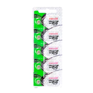 Maxell 392 SR41W 1.55V Silver Oxide Watch Battery (5 Batteries) - Picture 1 of 5