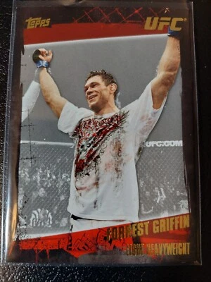 Forrest Griffin #12 2010 Topps UFC Thick Gold Parallel - Image 1 of 2