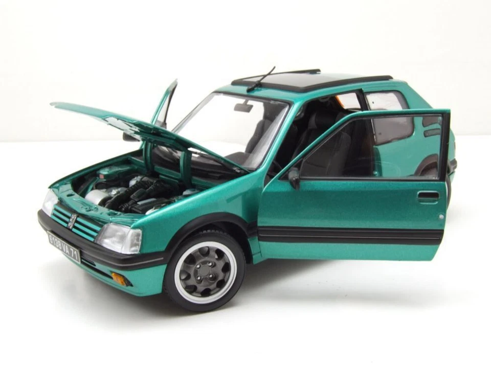 Peugeot 205 Gti Dividing With Windowroof 1991 Vert 1 18 Model 184847 Norev