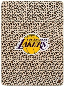 SLOWTIDE NBA LOS ANGELES LAKERS BASKETBALL GEPARD DECKE ÜBERWURF ULTRA WEICH NEU - Bild 1 von 4