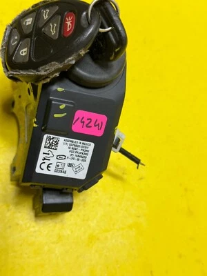 2007-2014 CADILLAC ESCALADE IGNITION SWITCH LOCK W/KEY, IMMOBILIZER OEM 15845229 - Image 1 of 4