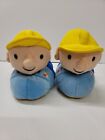 BOB The BUILDER Boy's Toddler Size  Medium 7-8 Slippers Shoes Buster Brown Plush