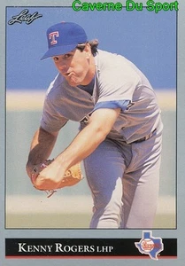 173 KENNY ROGERS TEXAS RANGERS BASEBALL CARD LEAF 1992 - Bild 1 von 1