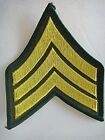 US Army Sergeant Uniform Stripes Embroidered Patch -new