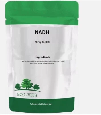 NADH 20mg High Strength Tablets – Energy & Cognitive Support - Image 1 of 2