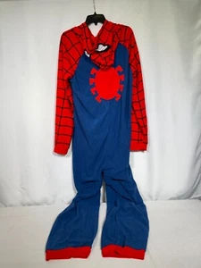 Marvel Comics Classic Spiderman Kostüm Pyjama Einteiler Outfit Jugend LARGE/XL - Bild 1 von 9