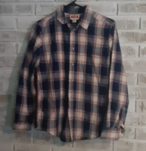 Wrangler a cuadros con botones para niños XL 14/16 100 % algodón - Imagen 1 de 6