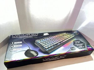 Plugz Lvl Up Kit Color Changing Keyboard & Desktop Microphone - Picture 1 of 6