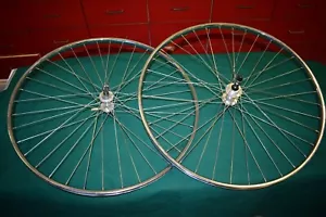 SET RUOTE RIGIDA 700C 622x18 36h Mozzo Acciaio Sachs Mailard Vintage FRANCE NOS - Foto 1 di 12