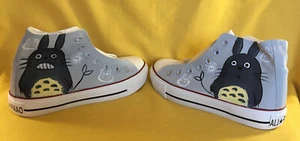 My Neighbor Totoro Converse Style Shoes Size 235(5 UK/7 US) Unworn New - Picture 1 of 15