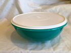 Tupperware Large 12" Fix n Mix Green 26 Cups 6 1/2 qt. Storage Canister #274-12
