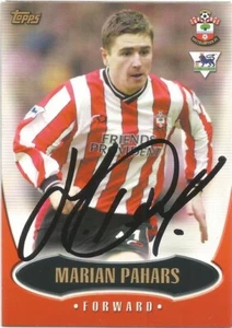 MARIAN PAHARS SIGNIERT SOUTHAMPTON TOPPS 2003 PREMIER GOLD HANDELSKARTE + KOA - Bild 1 von 1