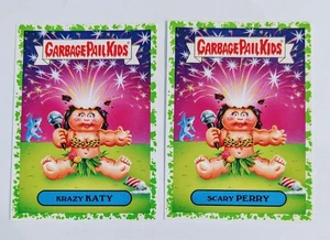 Garbage Pail Kids 2017 Battle of The Bands - Krazy Katy , Scary Perry Green - Picture 1 of 2