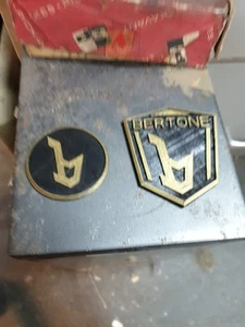 Bertone Black And Gold Badges X2 - Picture 1 of 10