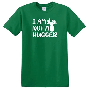 T-Shirt I am Not a Hugger lustig Erwachsene Humor Shirt Cricut frech Tee Shirt No Hugs - Bild 1 von 25