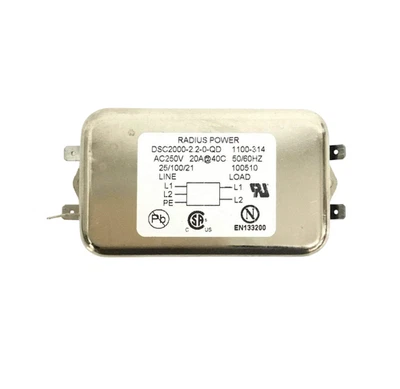 Esteira FreeMotion Incline Trainer fonte de alimentação filtro de entrada de linha EMI CC2137 - Imagem 1 de 3