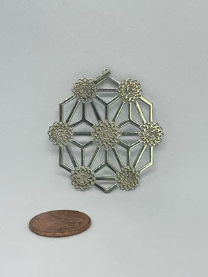 Museo Metropolitano de Arte 1986 plata esterlina copo de nieve árbol adorno sin caja Foto 1 de 4