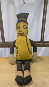 VTG Mr. Peanut 20" plush doll - double sided RARE - Picture 1 of 5