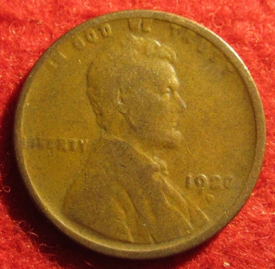 1920 D Lincoln Wheat Cent/Penny - Circulated - Actual Coin B915 - Image 1 of 3