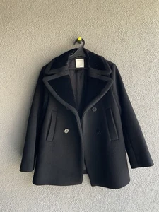 Rare Sandro Paris Women’s Wool Coat Size 38 - Picture 1 of 17