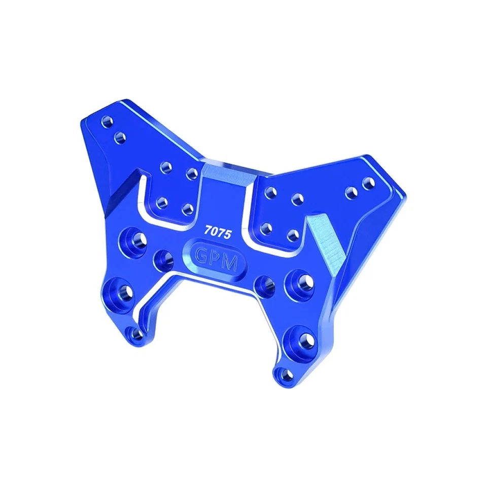 Torre de amortiguador delantero de aleación de aluminio GPM azul para Arrma 1:7 MOJAVE 6S EXB Foto 1 de 1